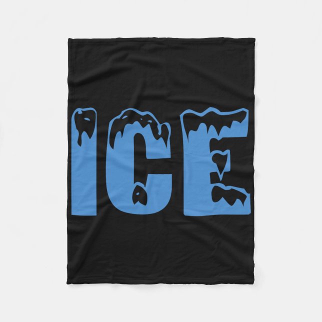 Ice Ice And By Funny Diy Halloween Costume  Fleece Blanket (Front)