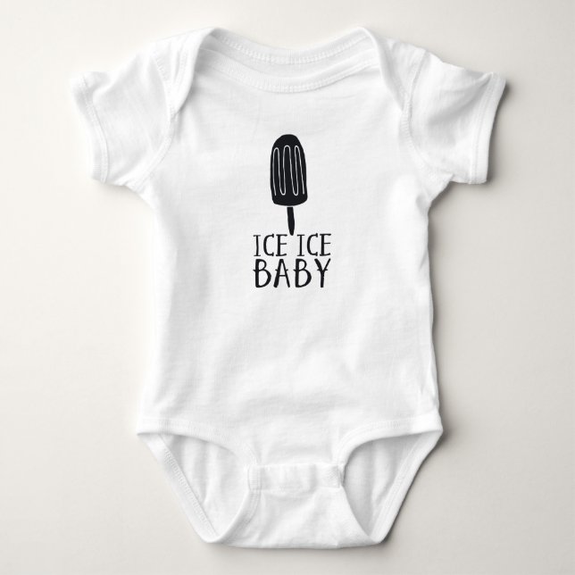 Ice, ice baby bodysuit (Front)
