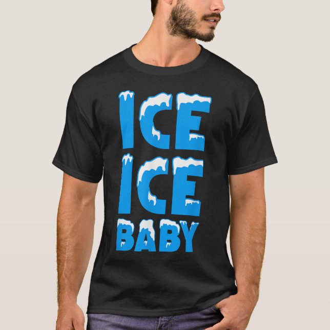  Ice Ice Baby Family Halloween Costume Couples T-Shirt (Front)