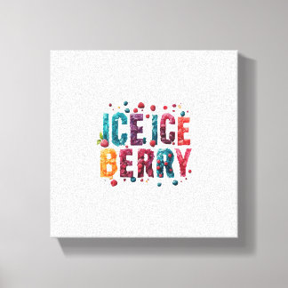 Ice, Ice Berry Canvas Print