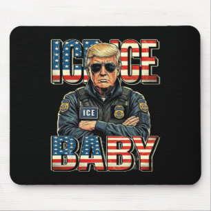 Ice Ice By Trump Funny Trump Meme 2026 Retro Mouse Mat