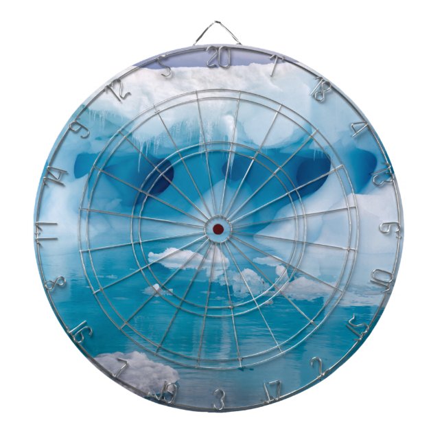 Ice in Antarctica Dartboard (Front)