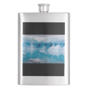 Ice in Antarctica Hip Flask