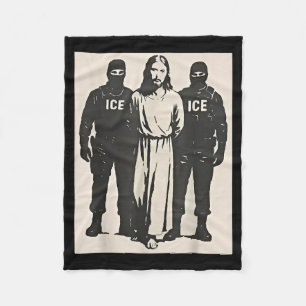 Ice Jesus Fleece Blanket