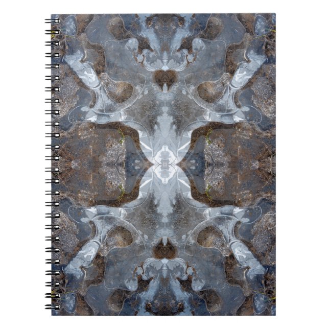 Ice kaleidoscope pattern notebook (Front)