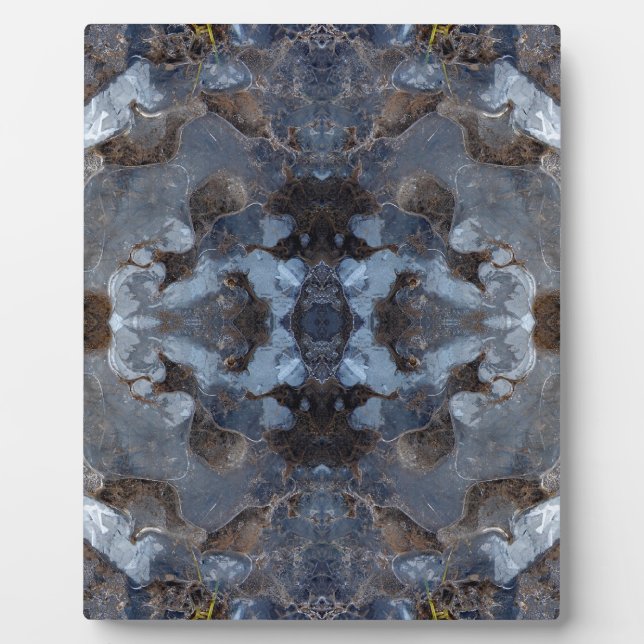 Ice kaleidoscope pattern plaque (Front)