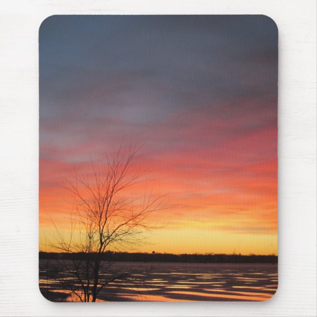 Ice Lake Sunset Mousepad (Front)