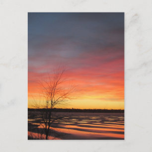 Ice Lake Sunset Postcard