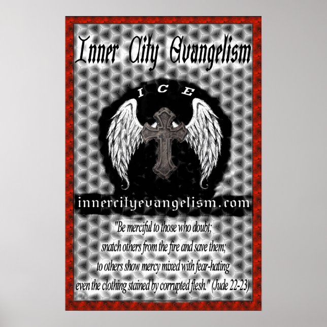 ICE Logo Poster (All profits to ICE Ministry) (Front)