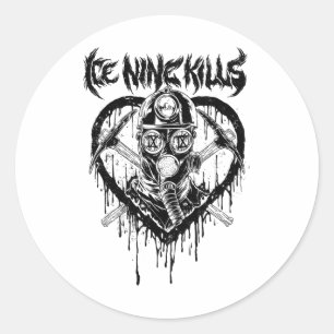 Ice Nine Kills – Valentine Mask Classic Round Sticker