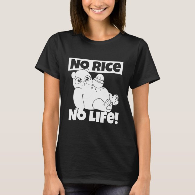 ice No Life Panda Rice Philippines T-Shirt (Front)