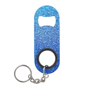 Ice On Blue Metal