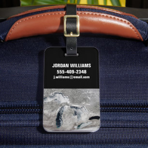 Ice On The Great Lakes, United States. Luggage Tag