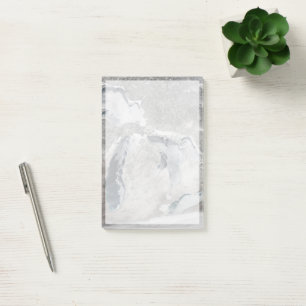 Ice On The Great Lakes, United States. Post-it Notes