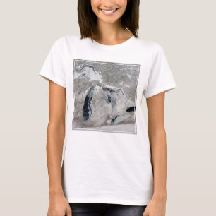 Ice On The Great Lakes, United States. T-Shirt