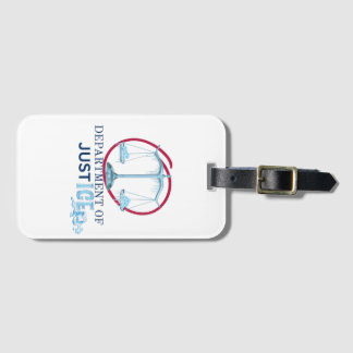 ICE or Department of Justice? Luggage Tag