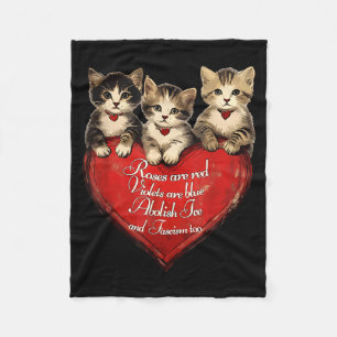 Ice out now abolish ice funny cat meme men women fleece blanket