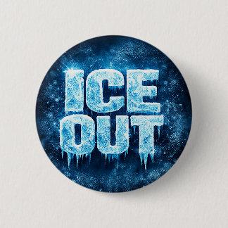 "ICE OUT" protest button