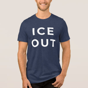 ICE OUT. Protest Statement Shirt Bold