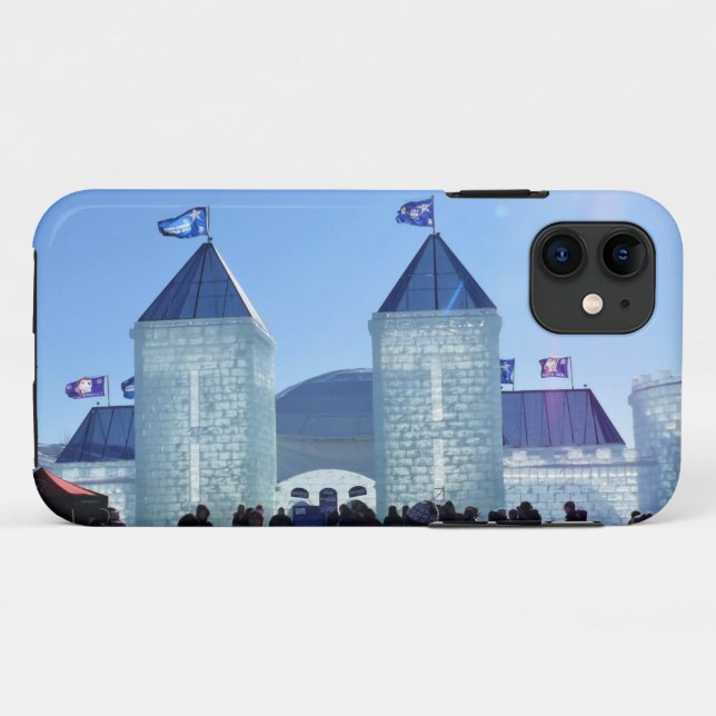 Ice Palace at Carnaval de Quebec, Canada Case-Mate iPhone Case (Back (Horizontal))