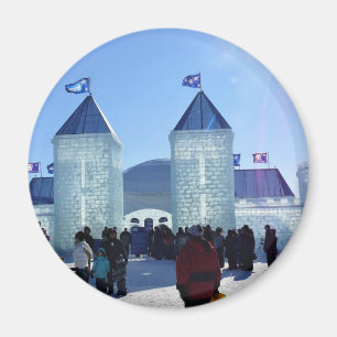 Ice Palace at Carnaval de Quebec, Canada Magnet