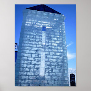 Ice Palace at Carnaval de Quebec, Canada Poster