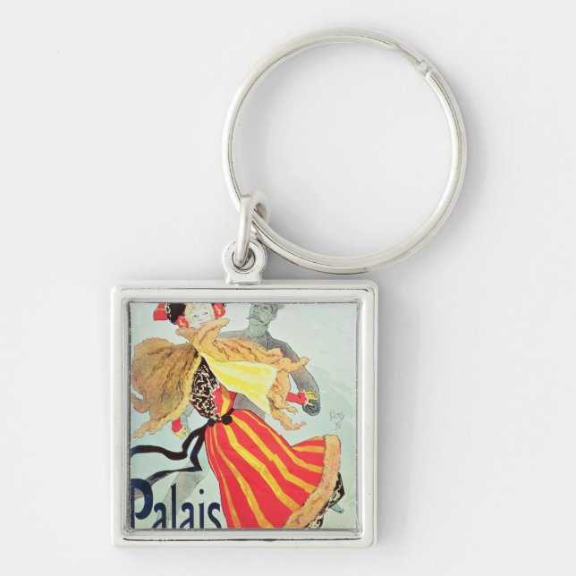 Ice Palace', Champs Elysees, Paris, 1893 Key Ring (Front)