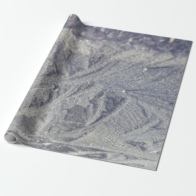 Ice Patterns Wrapping Paper (Unrolled)