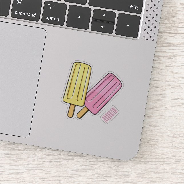 Ice pop cartoon illustration (Detail)