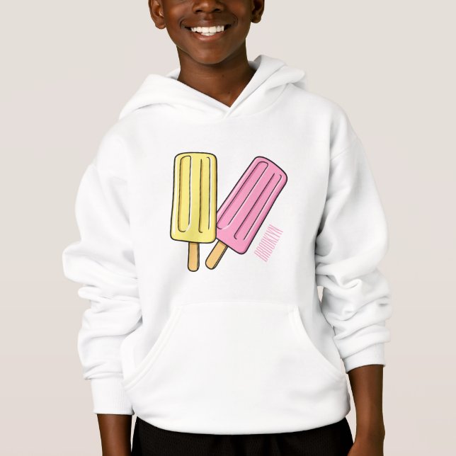 Ice pop cartoon illustration  (Front)