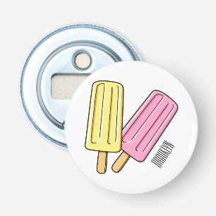 Ice pop cartoon illustration bottle opener