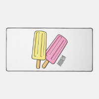 Ice pop cartoon illustration