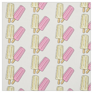 Ice pop cartoon illustration fabric