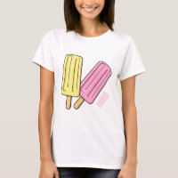 Ice pop cartoon illustration 