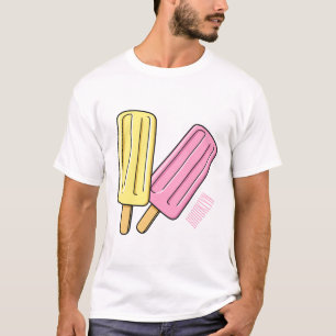 Ice pop cartoon illustration T-Shirt