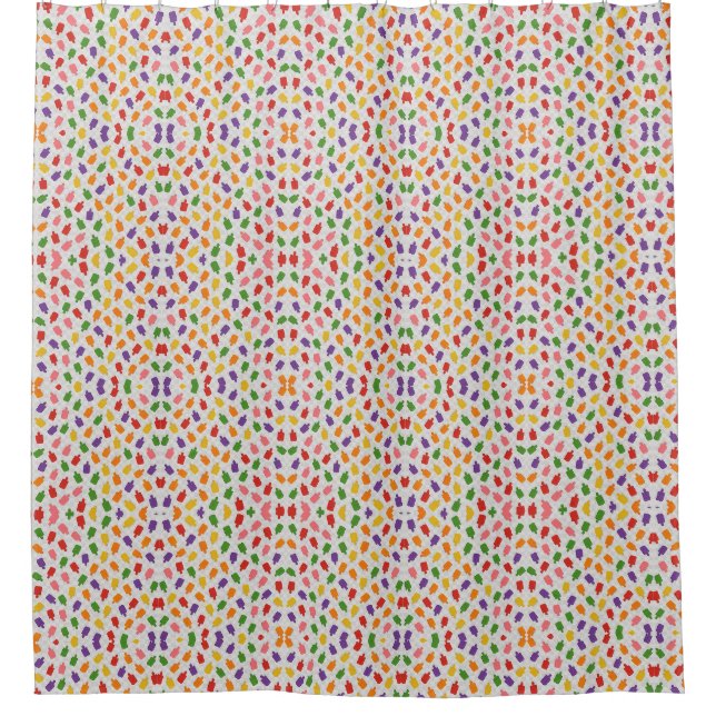 Ice Pop Treat Shower Curtain (Front)