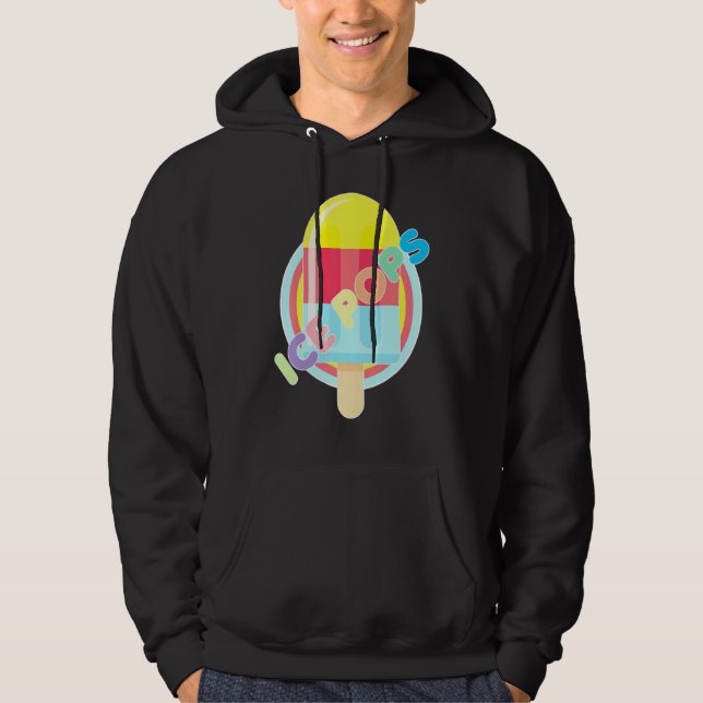 Ice Pops Freeze Frozen Freezen Fruit Juice Cream C Hoodie (Front)