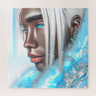 Ice Prince Melanin Black Boy Magic Bruh Winter Bro Jigsaw Puzzle