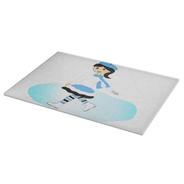 Ice Princess Cutting Board (Corner)