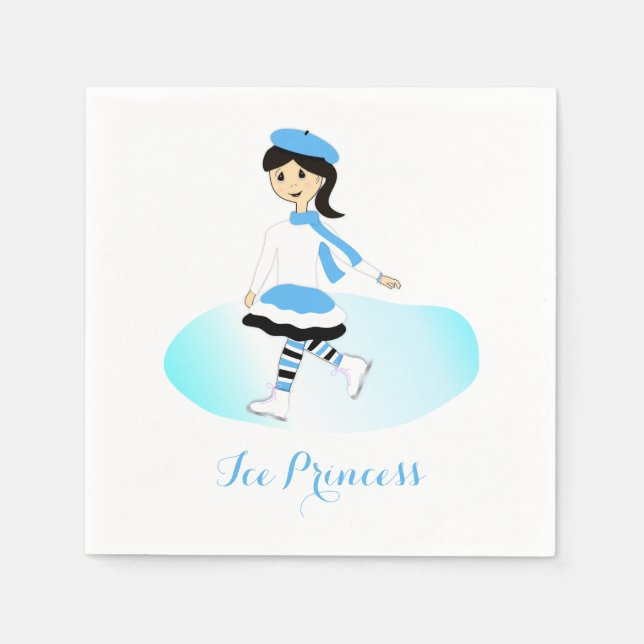 Ice Princess Napkin (Front)