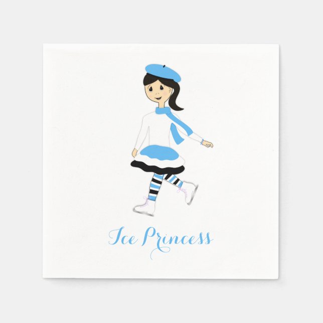 Ice Princess Napkin (Front)