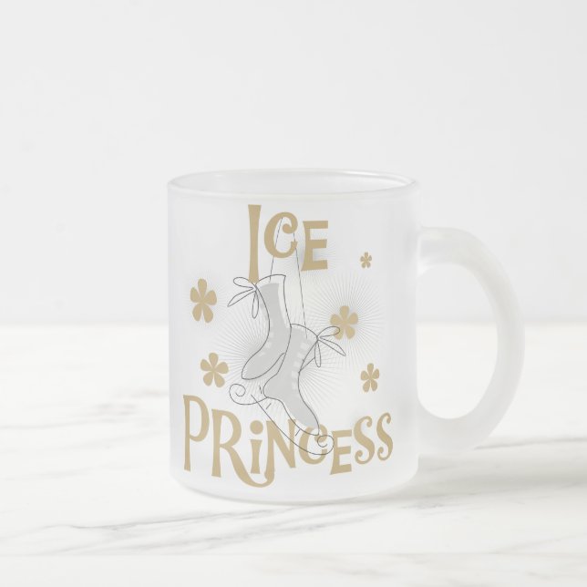 Ice Princess T-shirts and Gifts Frosted Glass Coffee Mug (Right)