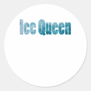 Ice Queen ( Frozen Queen) Classic Round Sticker