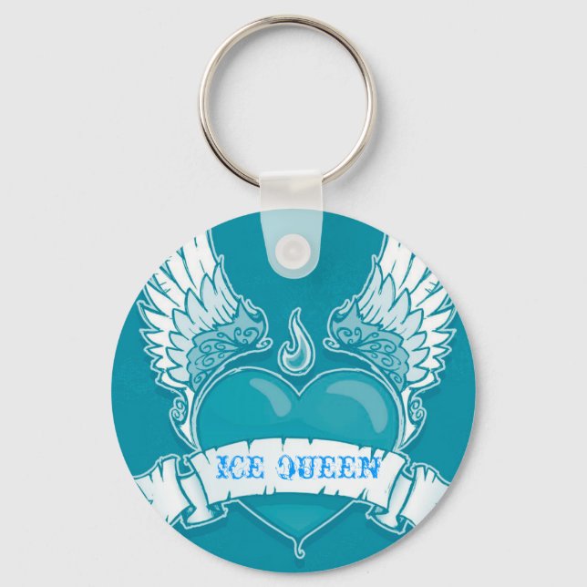 "ICE QUEEN' Key Chain (Front)
