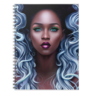 Ice Queen Melanin Women Black Girl Magic Sista Sis Notebook