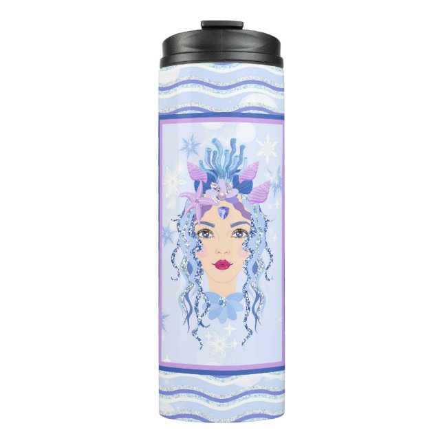 Ice Queen Mermaid Tumbler (Front)