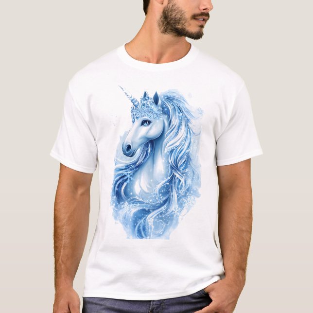 Ice Queen Unicorn (1) T-Shirt (Front)