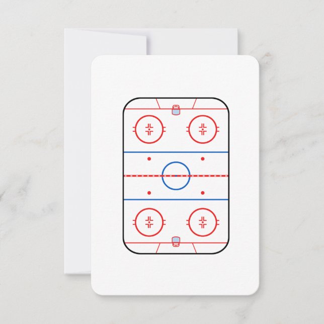 Ice Rink Diagram Hockey Game Companion (Front)