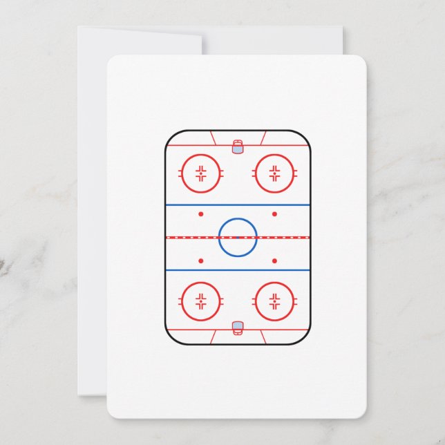 Ice Rink Diagram Hockey Game Companion (Front)