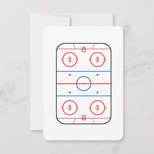 Ice Rink Diagram Hockey Game Companion (Front)